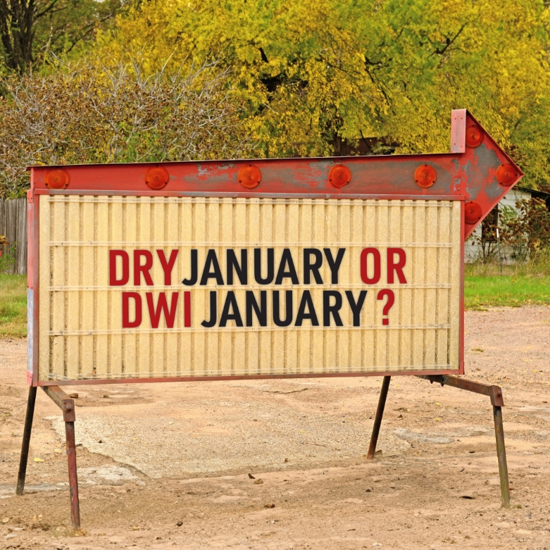 Social Graphic: “DRY JANUARY OR DWI JANUARY?”